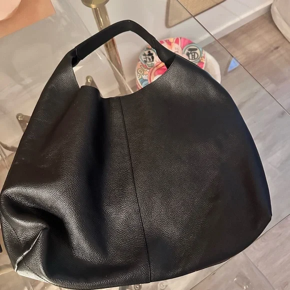 & other stories leather Black Hobo Bag - Picture 2 of 5